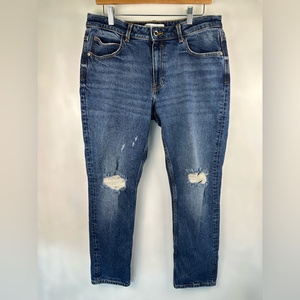 Zara Slim Fit Jeans Distressed‎